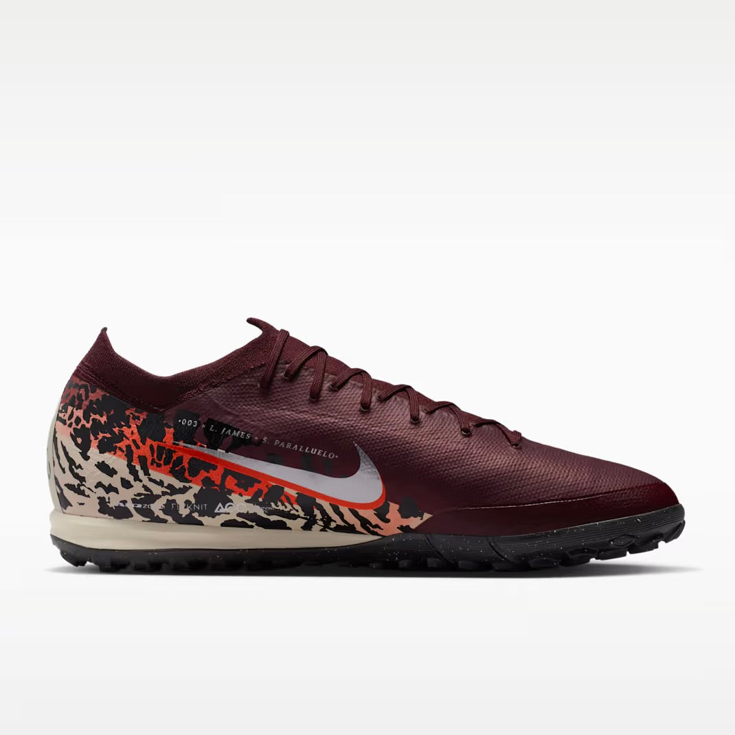 Nike Air Zoom Mercurial Vapor XVI Pro TF - Burgundy Crush/Mtlc Silver/Univ Red/Fossil