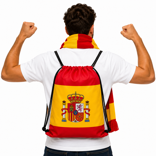 Spain World Cup Drawstring Bag